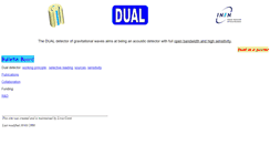 Desktop Screenshot of dual.lnl.infn.it