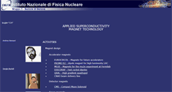 Desktop Screenshot of magnet.ge.infn.it