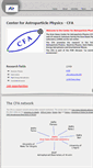 Mobile Screenshot of cfa.lngs.infn.it