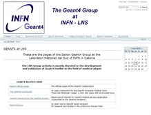 Tablet Screenshot of geant4lns.lngs.infn.it
