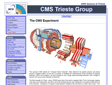 Tablet Screenshot of cmsweb.ts.infn.it