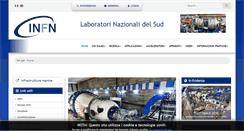 Desktop Screenshot of lns.infn.it